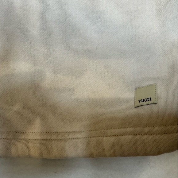 Vuori Restore Cropped Drawstring Light Pink  Crewneck Sweatshirt Sz Medium - Picture 5 of 9